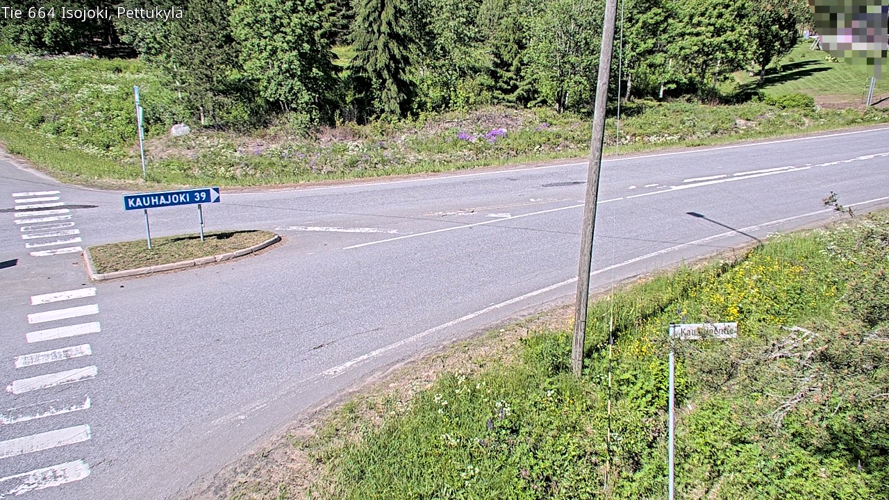 Weather Camera Image Väg 664 Storå Pettukylä, Isojoki, Etelä-Pohjanmaa