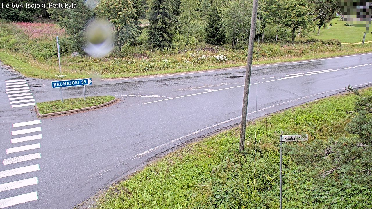 Weather Camera Image Road 664 Isojoki Pettukylä, Isojoki, Etelä-Pohjanmaa