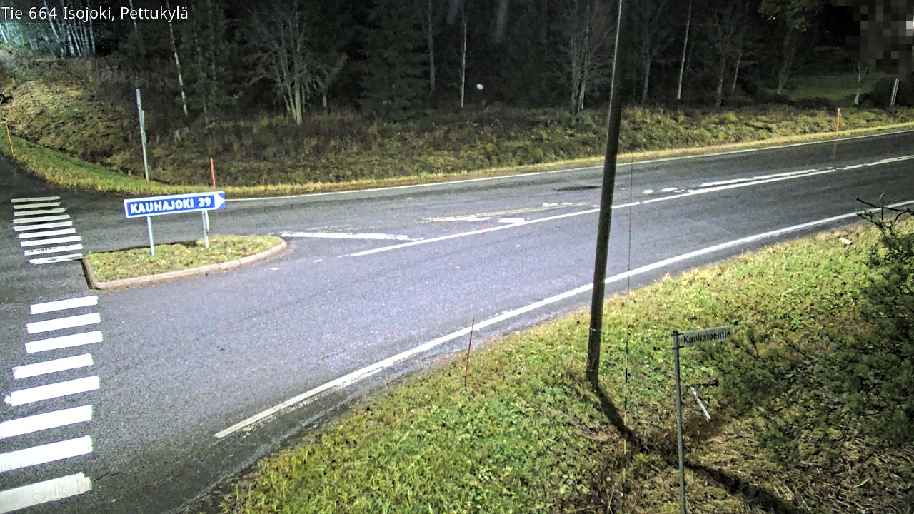Weather Camera Image Road 664 Isojoki Pettukylä, Isojoki, Etelä-Pohjanmaa