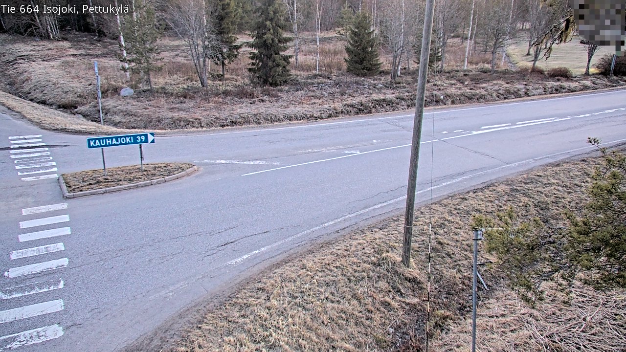 Weather Camera Image Väg 664 Storå Pettukylä, Isojoki, Etelä-Pohjanmaa