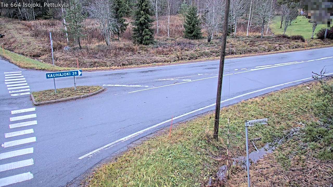 Weather Camera Image Road 664 Isojoki Pettukylä, Isojoki, Etelä-Pohjanmaa