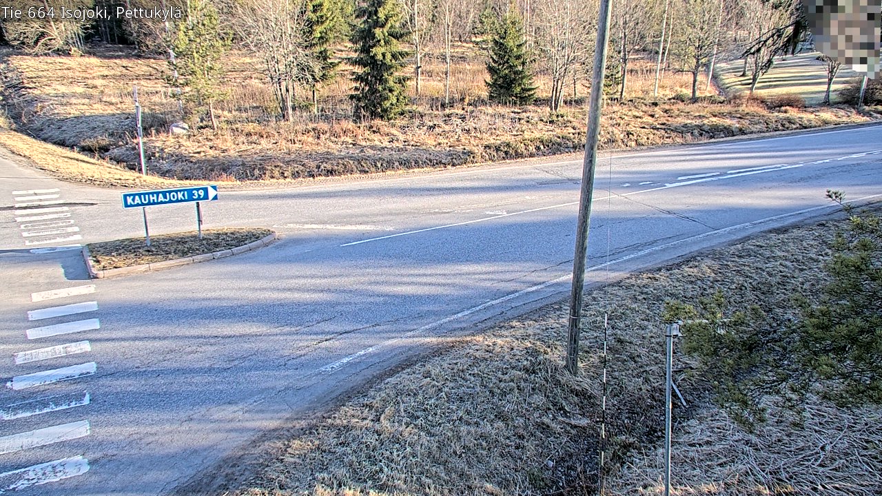 Weather Camera Image Väg 664 Storå Pettukylä, Isojoki, Etelä-Pohjanmaa