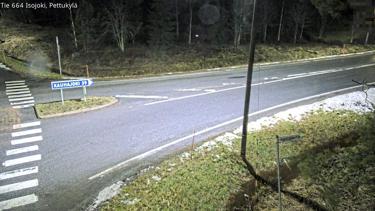 Weather Camera Image Road 664 Isojoki Pettukylä, Isojoki, Etelä-Pohjanmaa