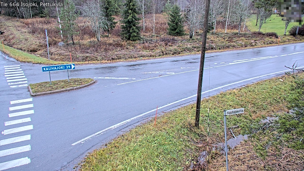 Weather Camera Image Väg 664 Storå Pettukylä, Isojoki, Etelä-Pohjanmaa
