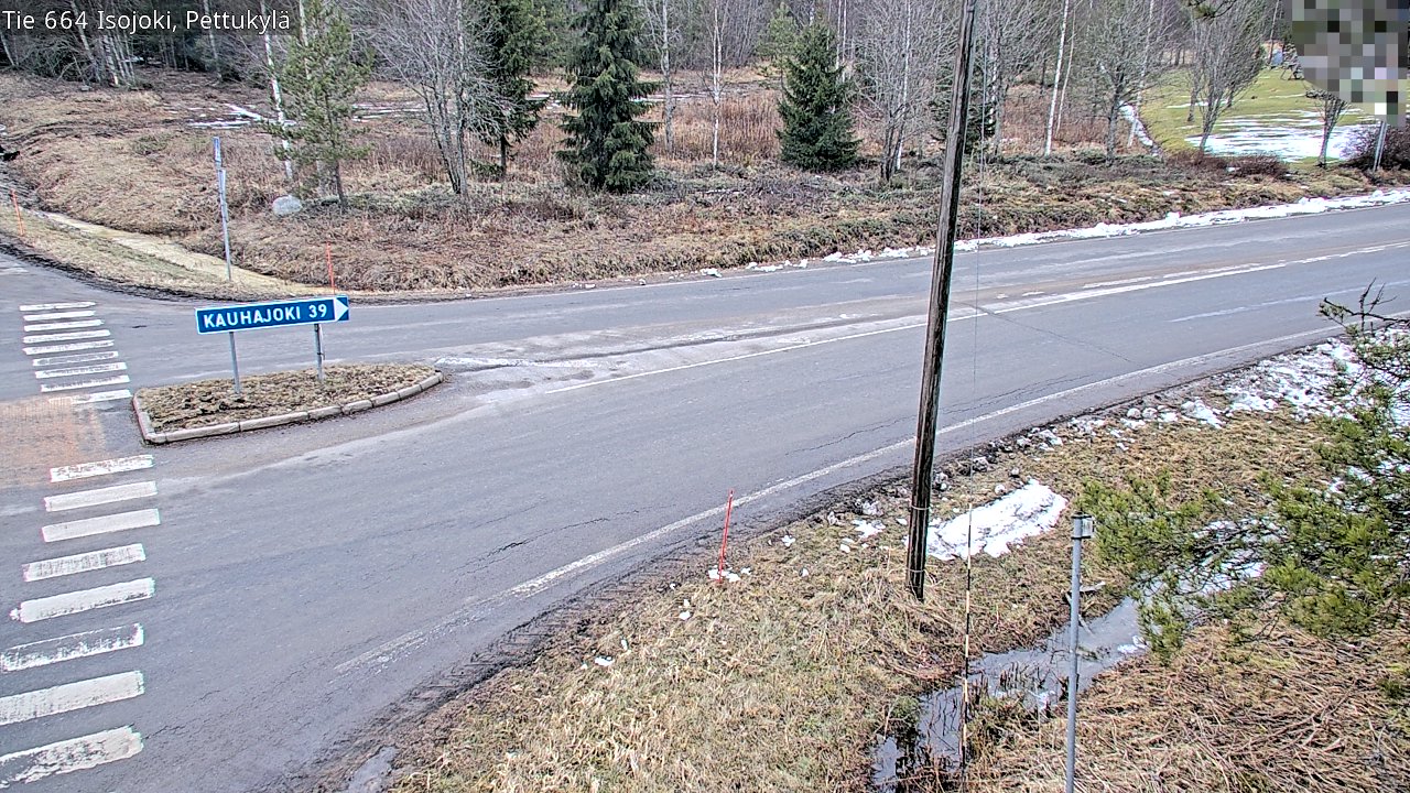 Weather Camera Image Väg 664 Storå Pettukylä, Isojoki, Etelä-Pohjanmaa