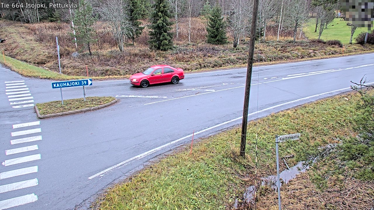 Weather Camera Image Väg 664 Storå Pettukylä, Isojoki, Etelä-Pohjanmaa