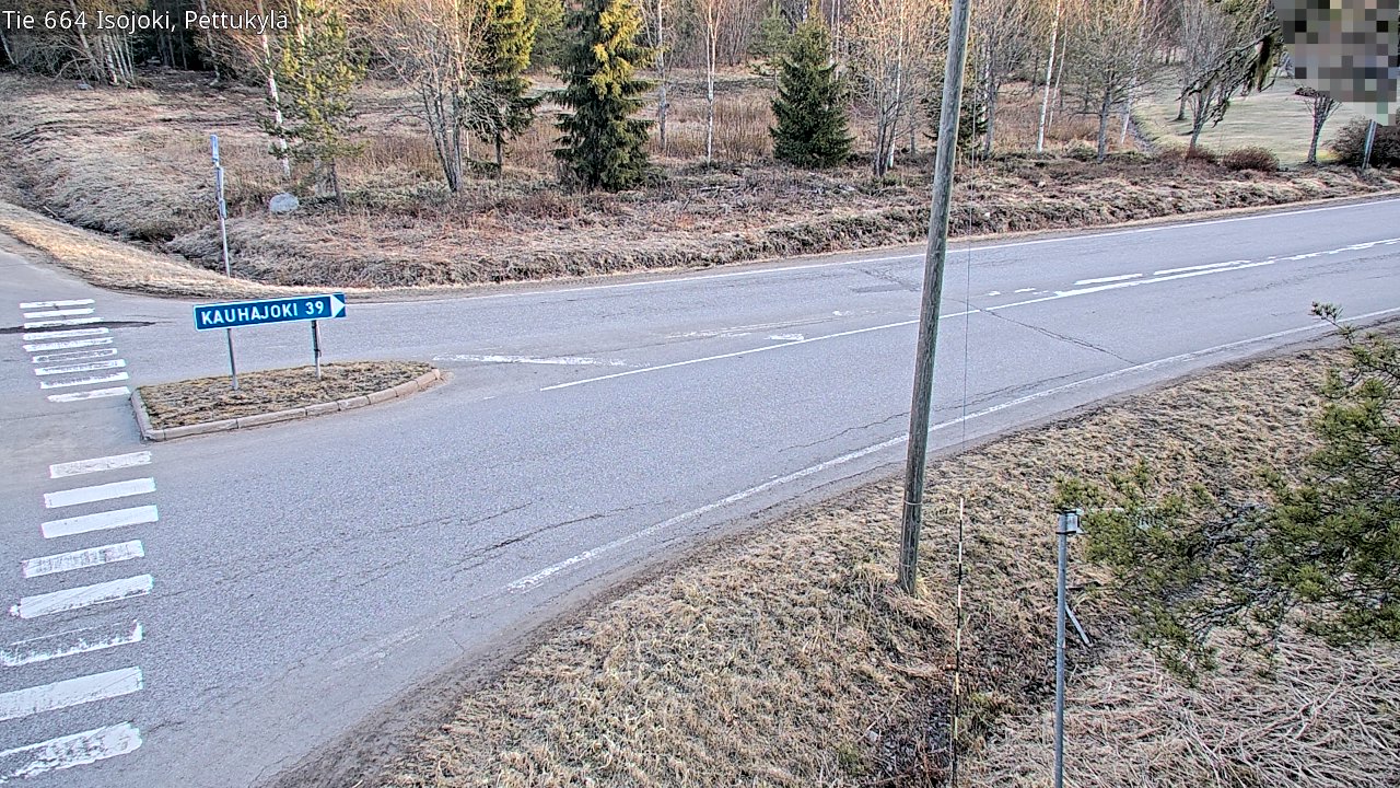 Weather Camera Image Väg 664 Storå Pettukylä, Isojoki, Etelä-Pohjanmaa