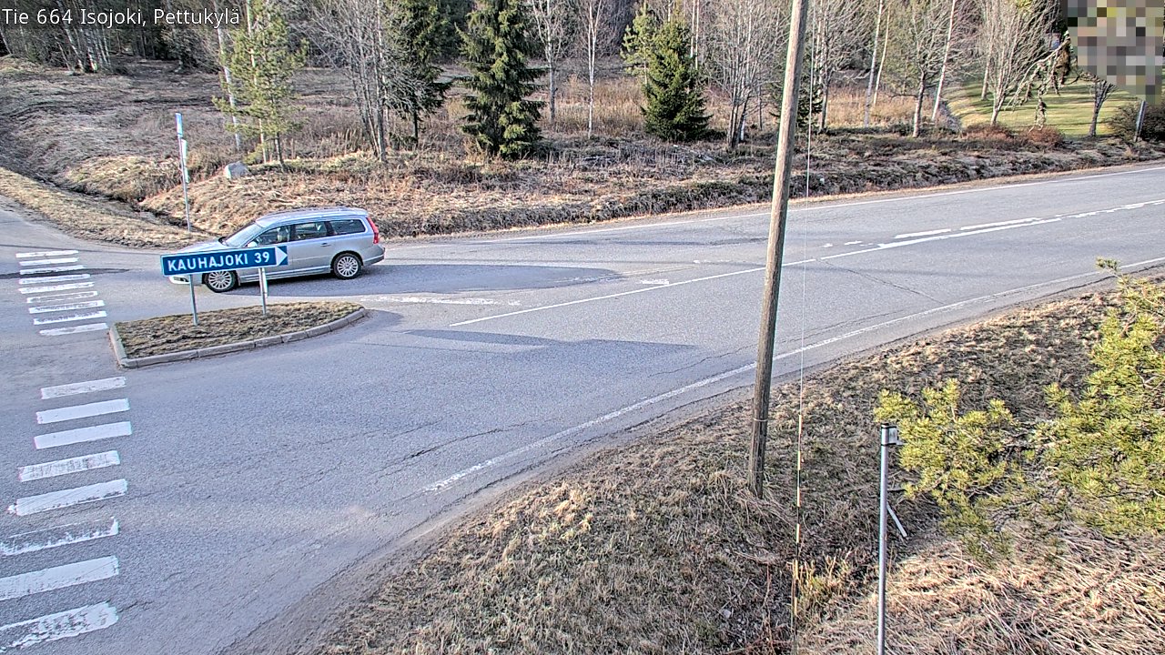 Weather Camera Image Väg 664 Storå Pettukylä, Isojoki, Etelä-Pohjanmaa