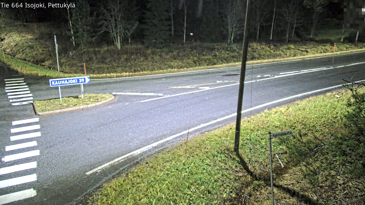 Weather Camera Image Road 664 Isojoki Pettukylä, Isojoki, Etelä-Pohjanmaa
