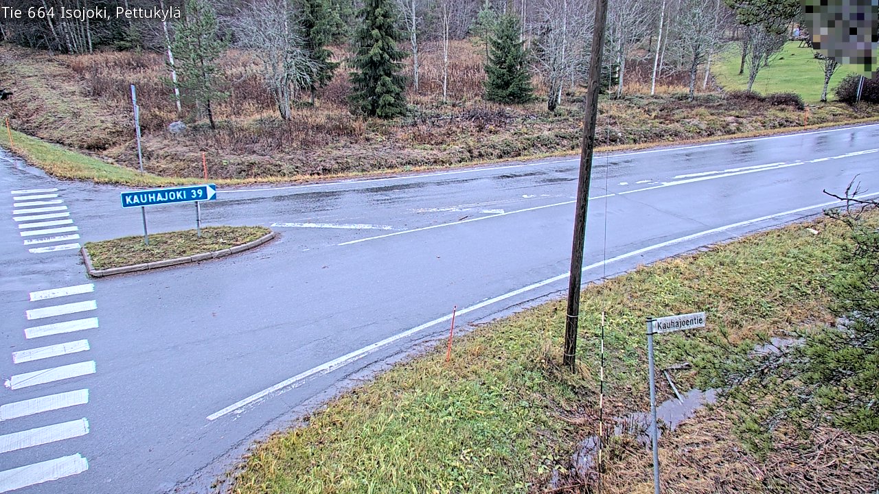 Weather Camera Image Väg 664 Storå Pettukylä, Isojoki, Etelä-Pohjanmaa