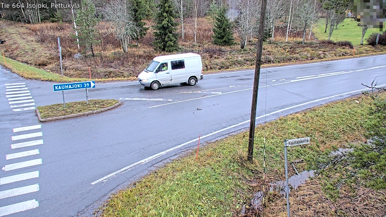 Weather Camera Image Väg 664 Storå Pettukylä, Isojoki, Etelä-Pohjanmaa