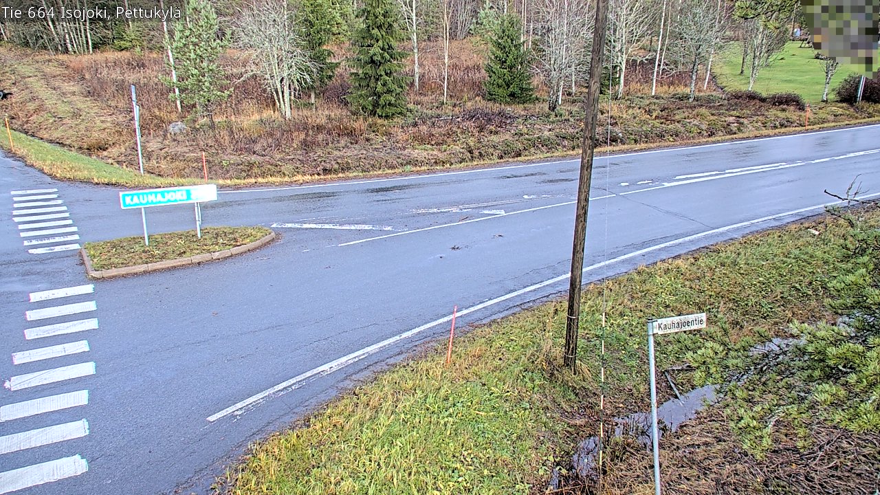 Weather Camera Image Väg 664 Storå Pettukylä, Isojoki, Etelä-Pohjanmaa