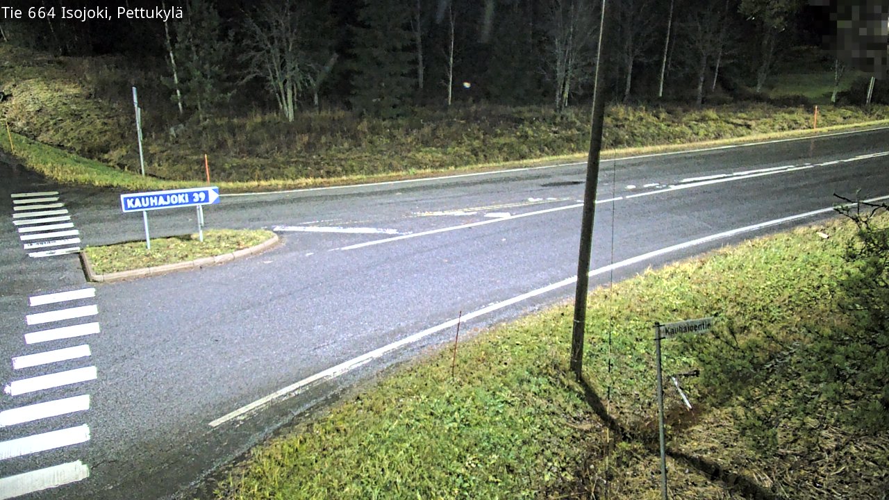 Weather Camera Image Road 664 Isojoki Pettukylä, Isojoki, Etelä-Pohjanmaa