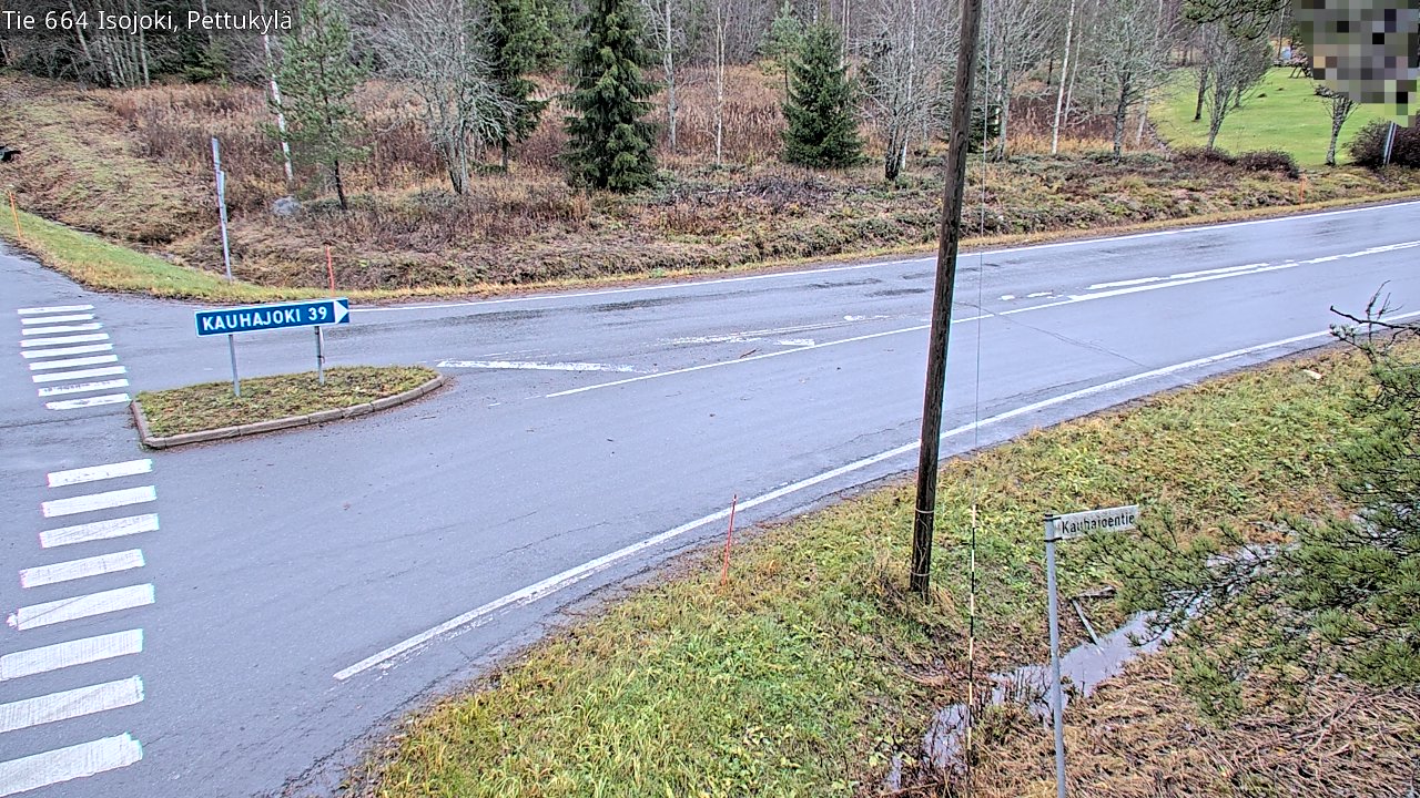 Weather Camera Image Väg 664 Storå Pettukylä, Isojoki, Etelä-Pohjanmaa