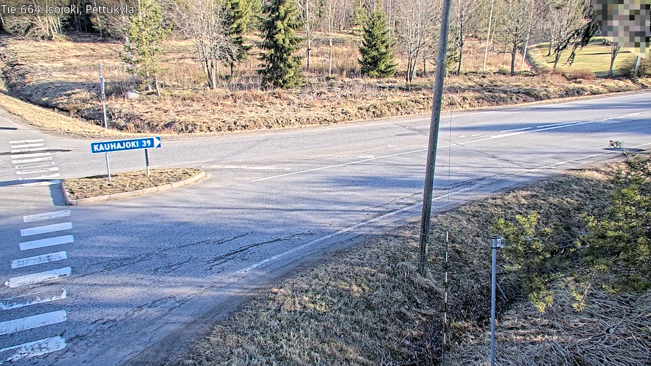 Weather Camera Image Road 664 Isojoki Pettukylä, Isojoki, Etelä-Pohjanmaa