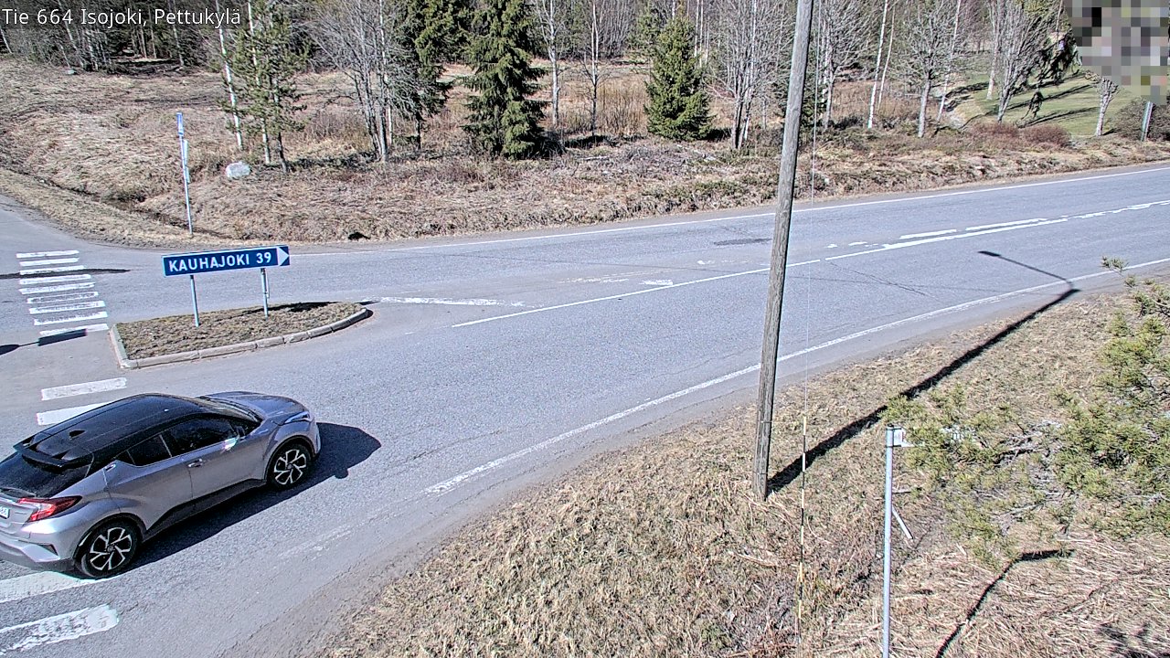 Weather Camera Image Väg 664 Storå Pettukylä, Isojoki, Etelä-Pohjanmaa