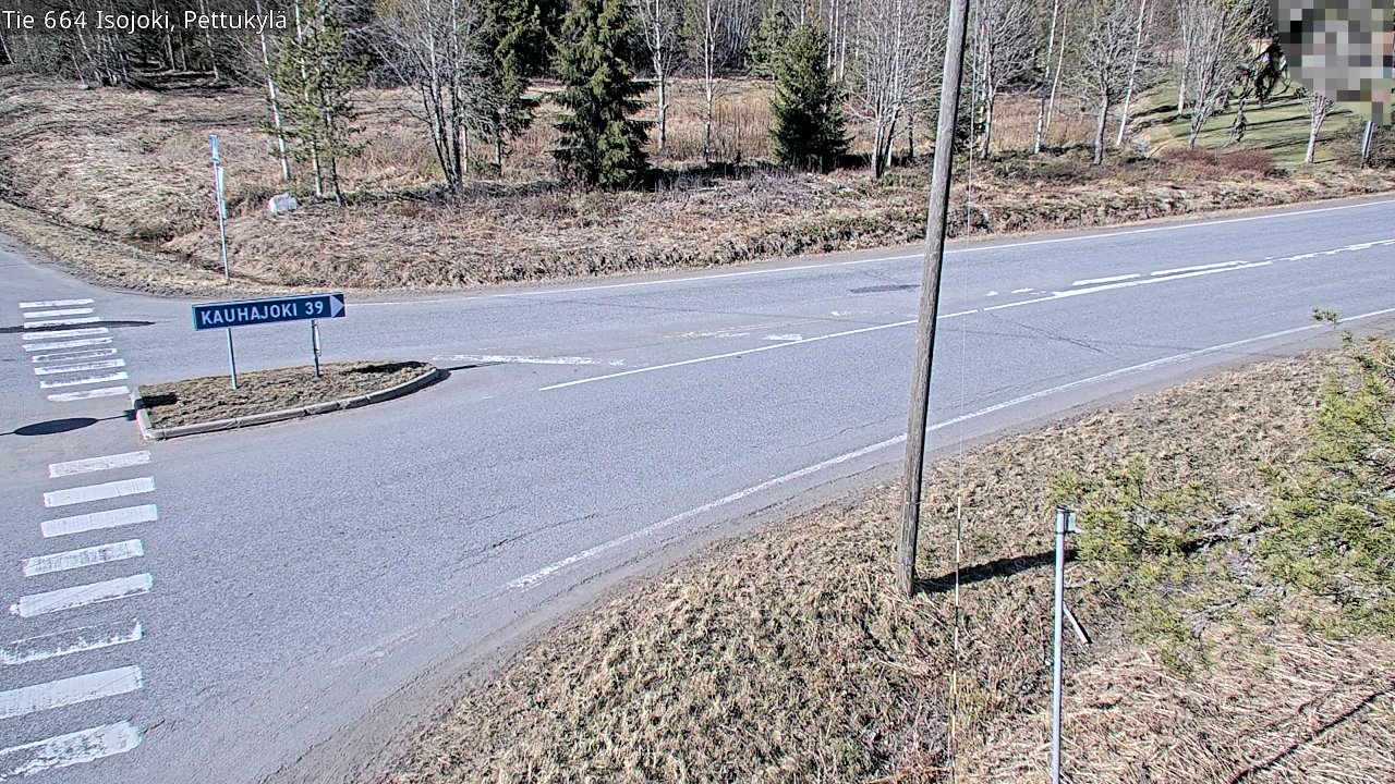 Weather Camera Image Väg 664 Storå Pettukylä, Isojoki, Etelä-Pohjanmaa