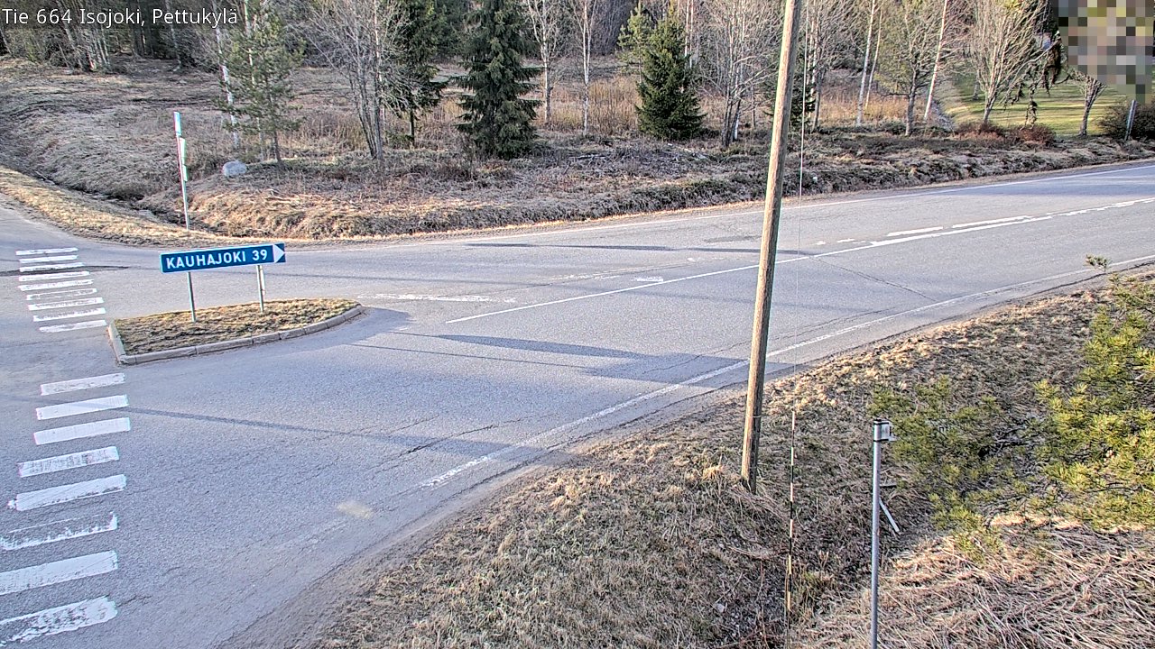 Weather Camera Image Väg 664 Storå Pettukylä, Isojoki, Etelä-Pohjanmaa