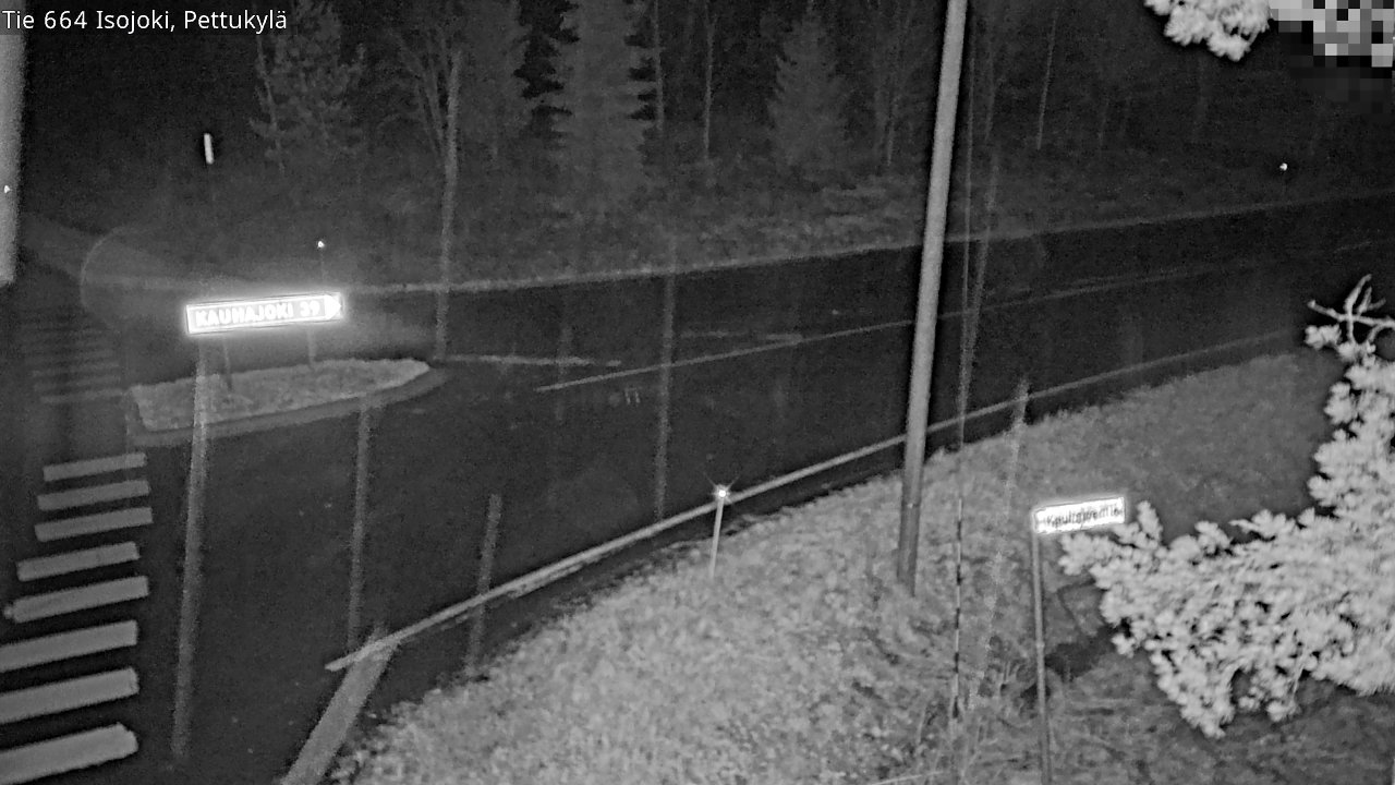 Weather Camera Image Väg 664 Storå Pettukylä, Isojoki, Etelä-Pohjanmaa