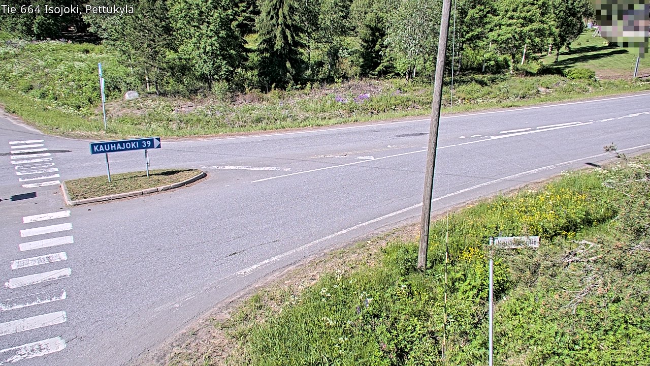 Weather Camera Image Väg 664 Storå Pettukylä, Isojoki, Etelä-Pohjanmaa