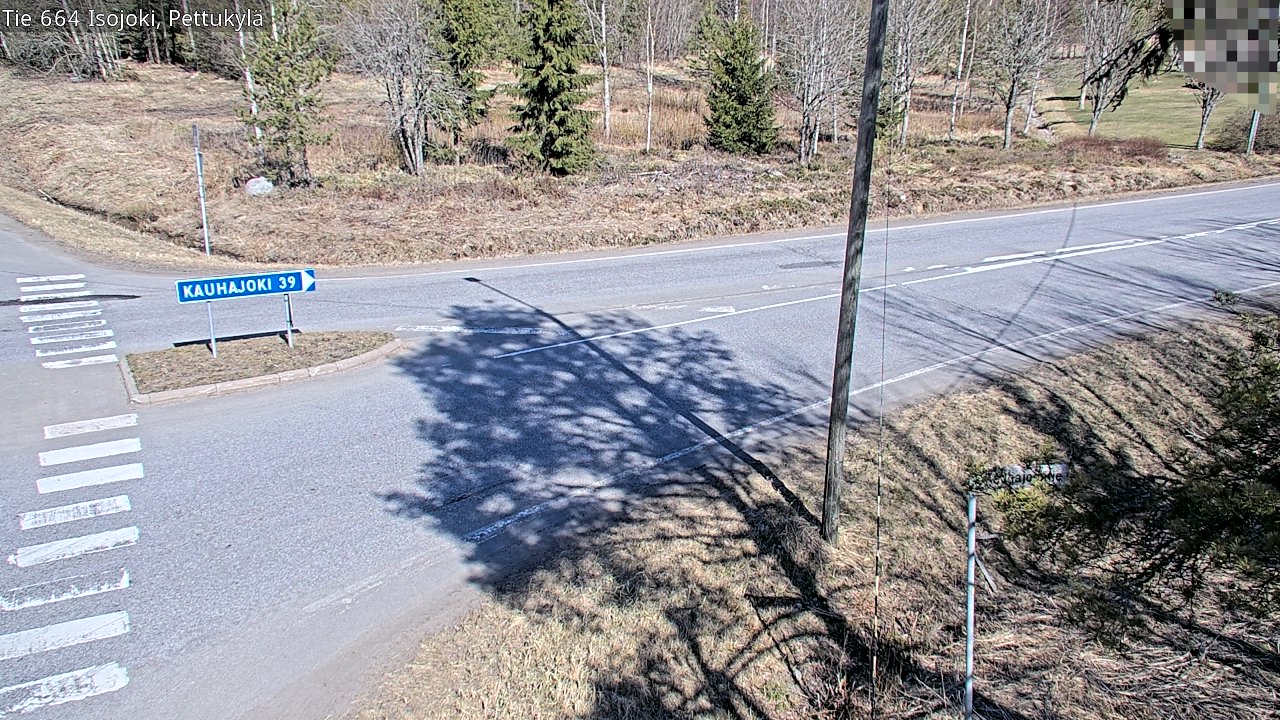 Weather Camera Image Väg 664 Storå Pettukylä, Isojoki, Etelä-Pohjanmaa