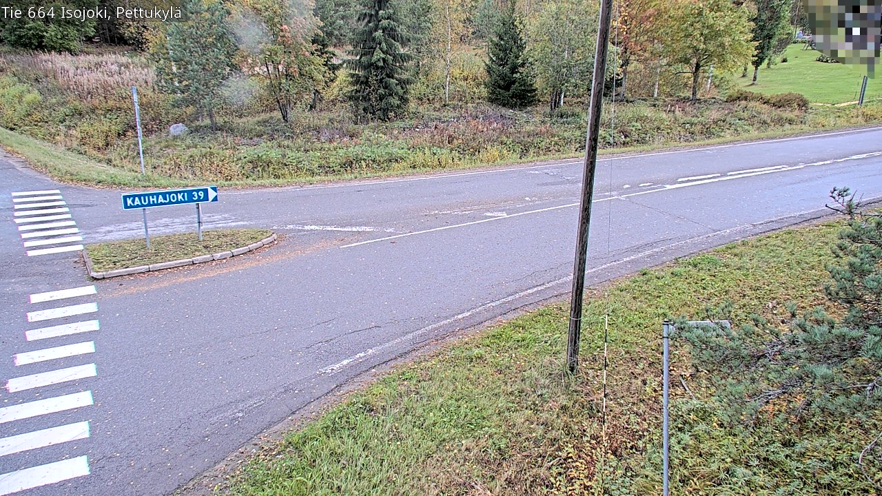 Weather Camera Image Road 664 Isojoki Pettukylä, Isojoki, Etelä-Pohjanmaa