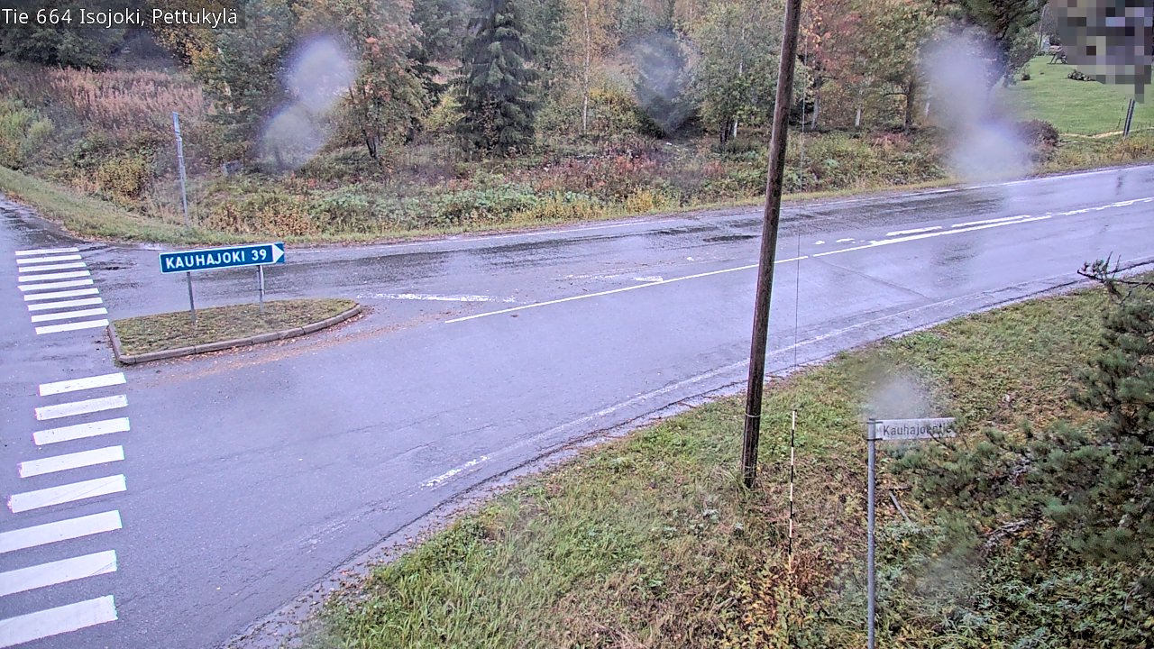 Weather Camera Image Road 664 Isojoki Pettukylä, Isojoki, Etelä-Pohjanmaa