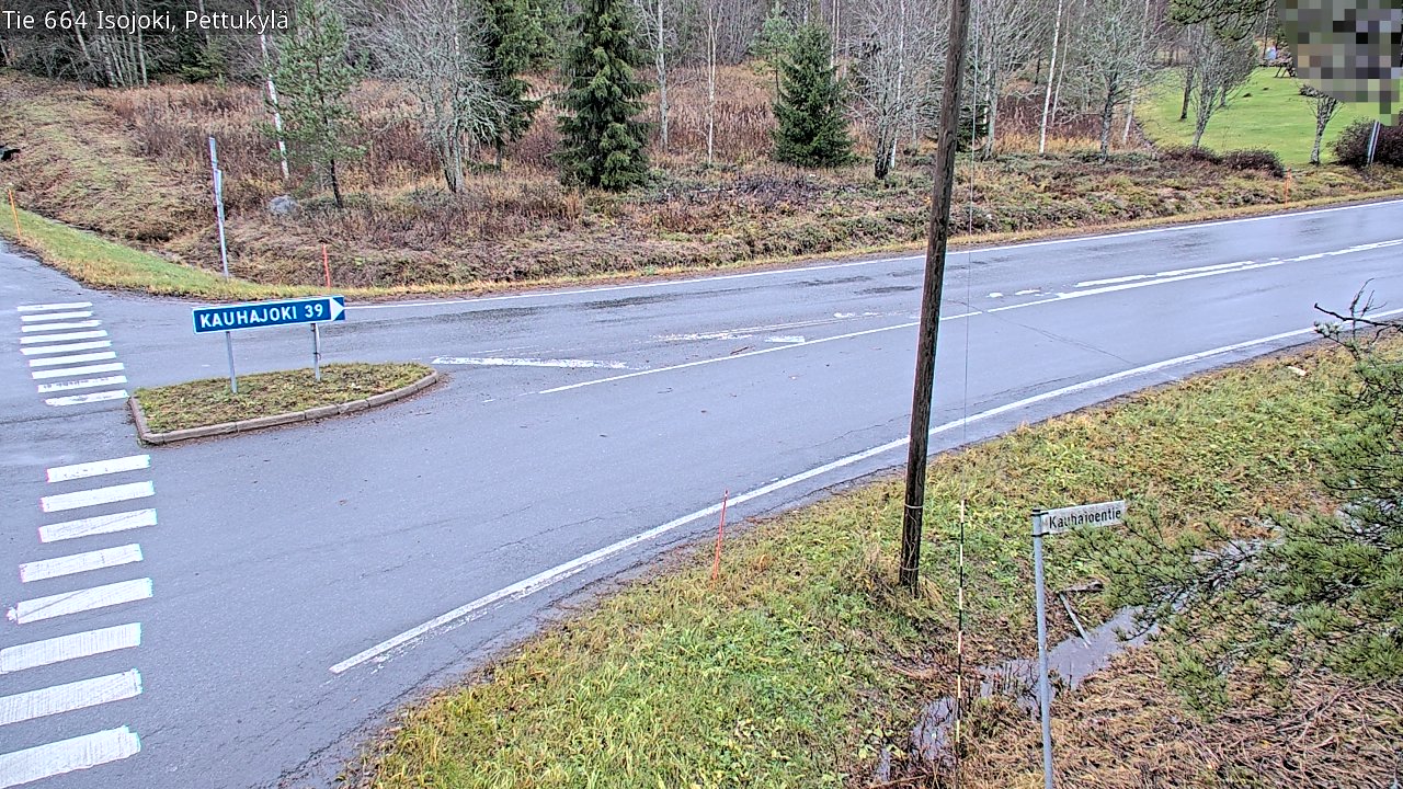 Weather Camera Image Väg 664 Storå Pettukylä, Isojoki, Etelä-Pohjanmaa
