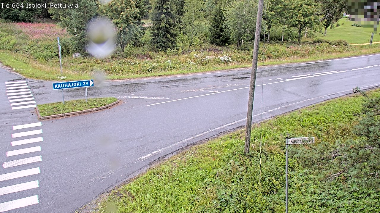 Weather Camera Image Road 664 Isojoki Pettukylä, Isojoki, Etelä-Pohjanmaa
