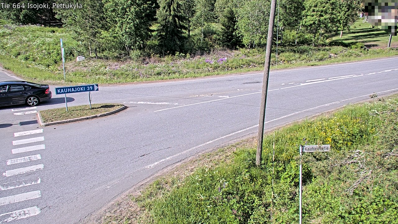 Weather Camera Image Väg 664 Storå Pettukylä, Isojoki, Etelä-Pohjanmaa