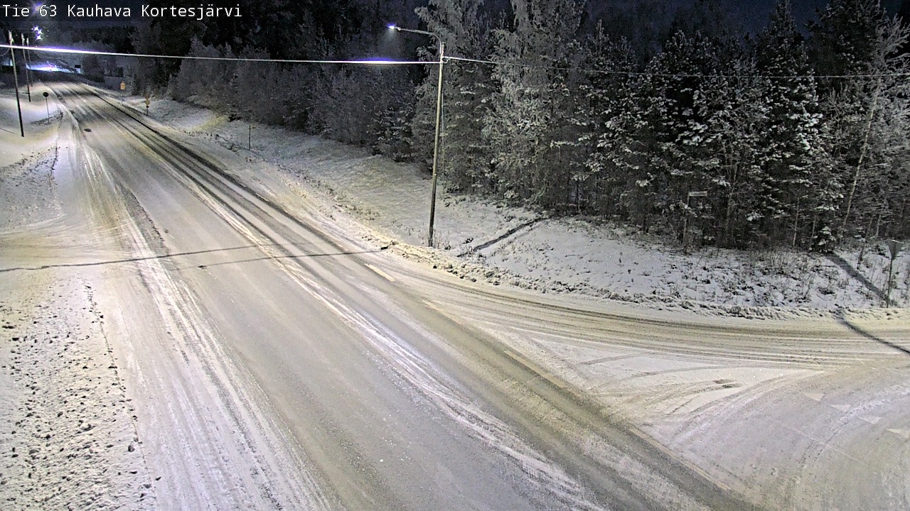 Weather Camera Image Road 63 Kauhava Kortesjärvi, Kauhava, Etelä-Pohjanmaa