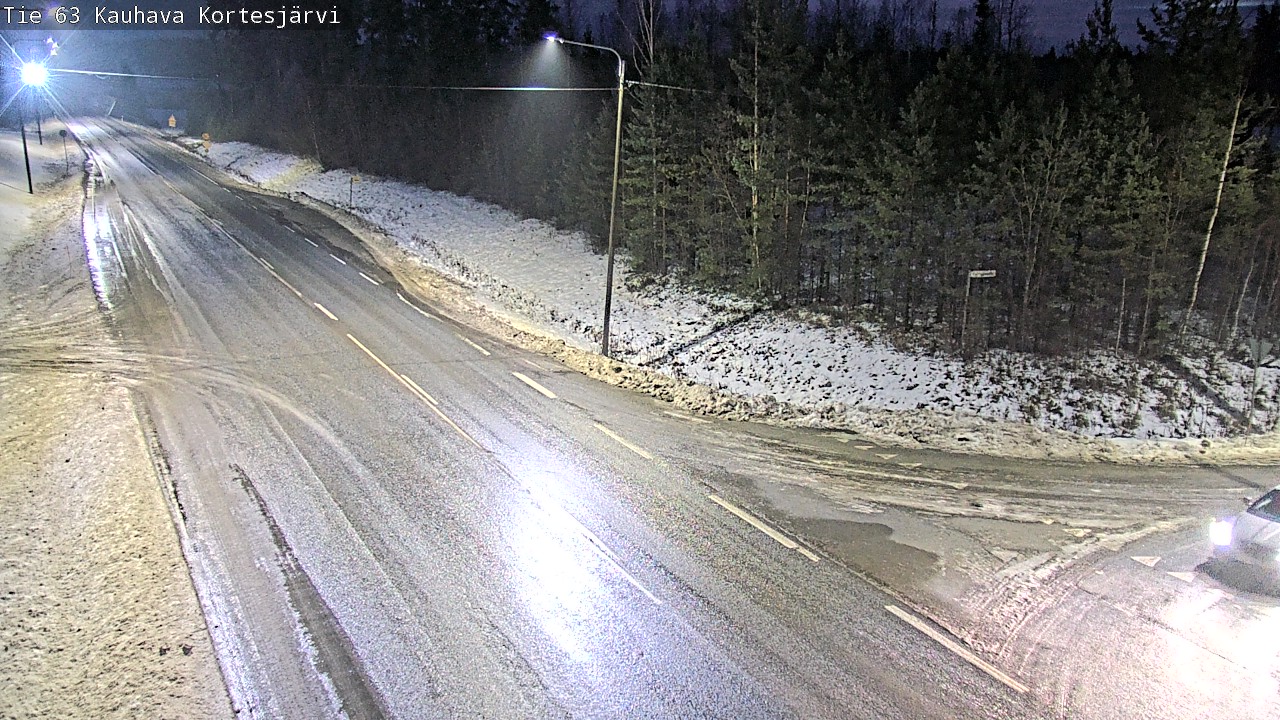 Weather Camera Image Road 63 Kauhava Kortesjärvi, Kauhava, Etelä-Pohjanmaa