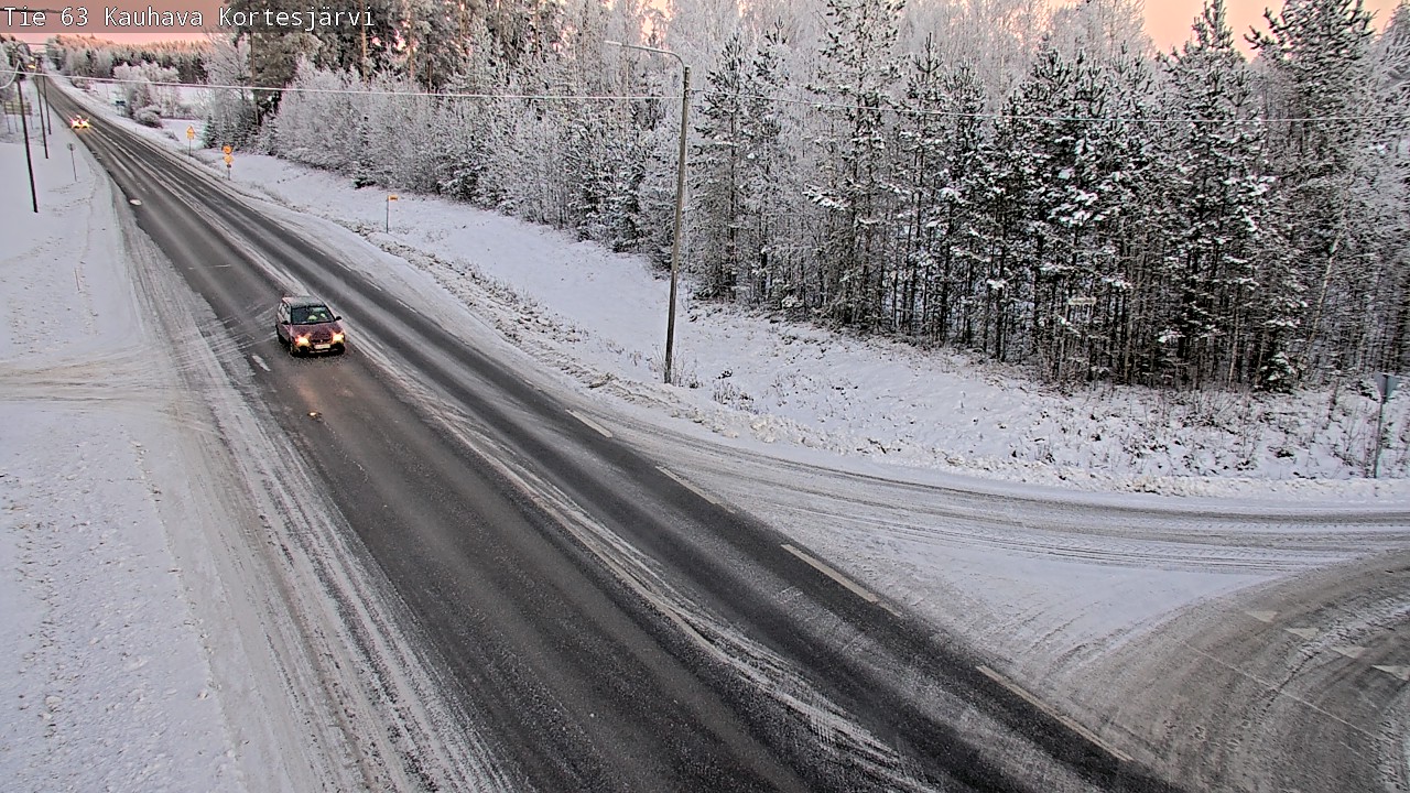 Weather Camera Image Road 63 Kauhava Kortesjärvi, Kauhava, Etelä-Pohjanmaa