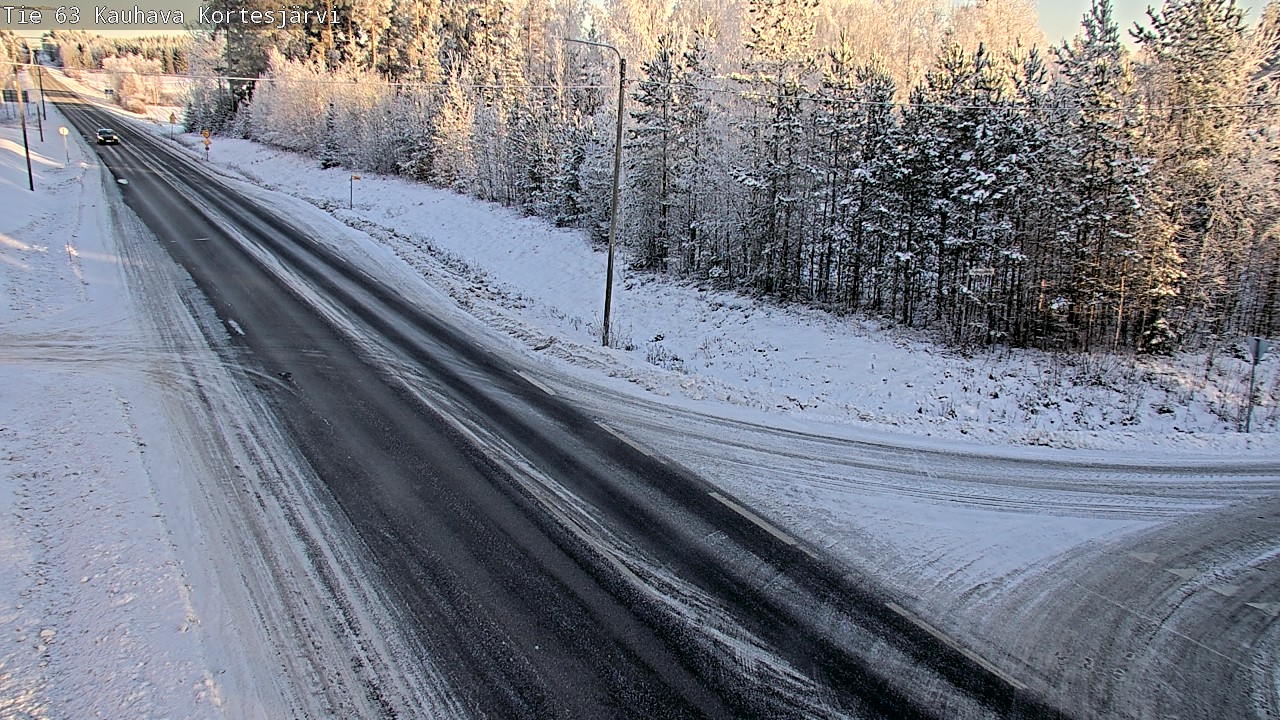 Weather Camera Image Road 63 Kauhava Kortesjärvi, Kauhava, Etelä-Pohjanmaa