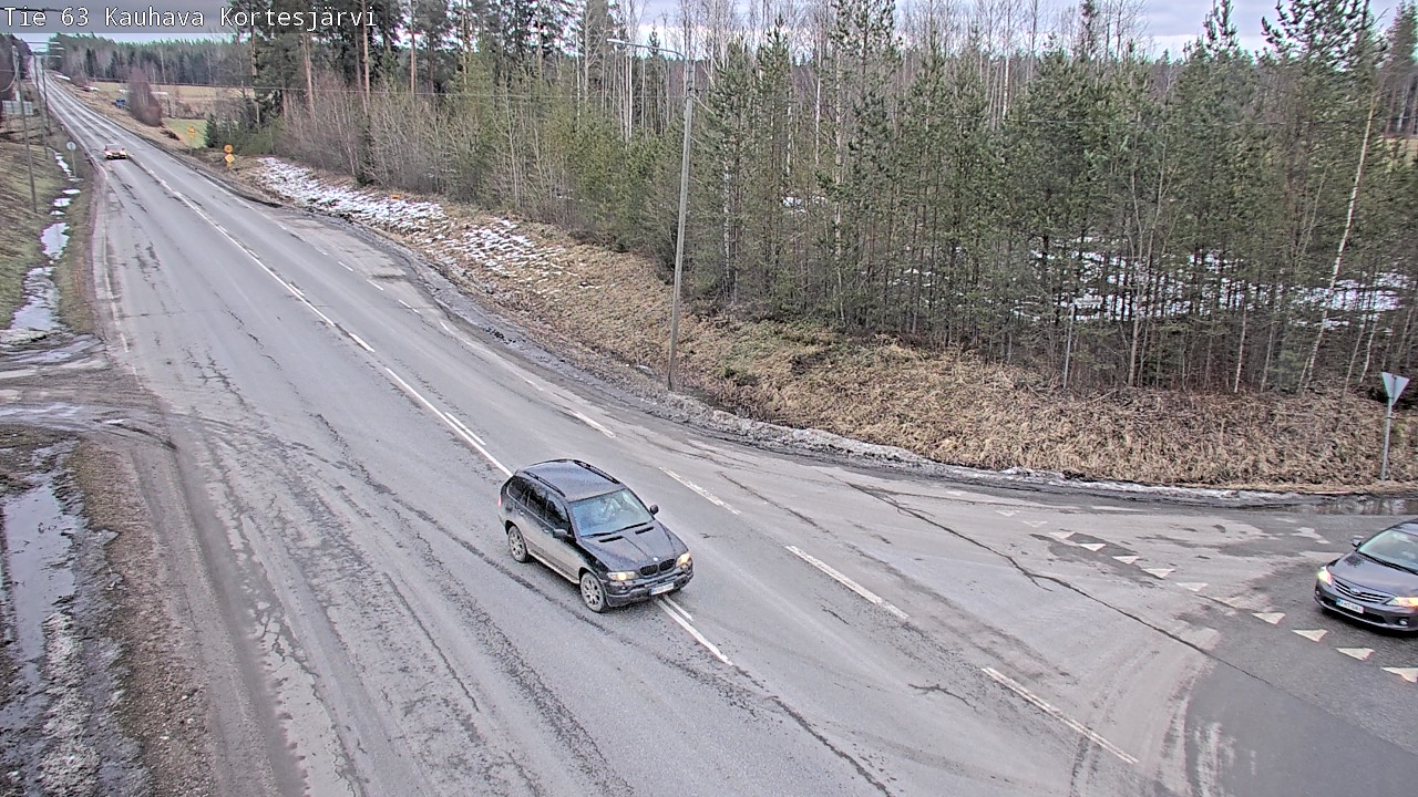 Weather Camera Image Road 63 Kauhava Kortesjärvi, Kauhava, Etelä-Pohjanmaa