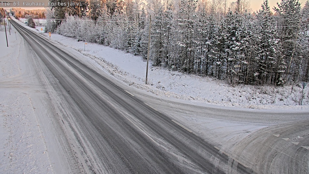 Weather Camera Image Väg 63 Kauhava Kortesjärvi, Kauhava, Etelä-Pohjanmaa