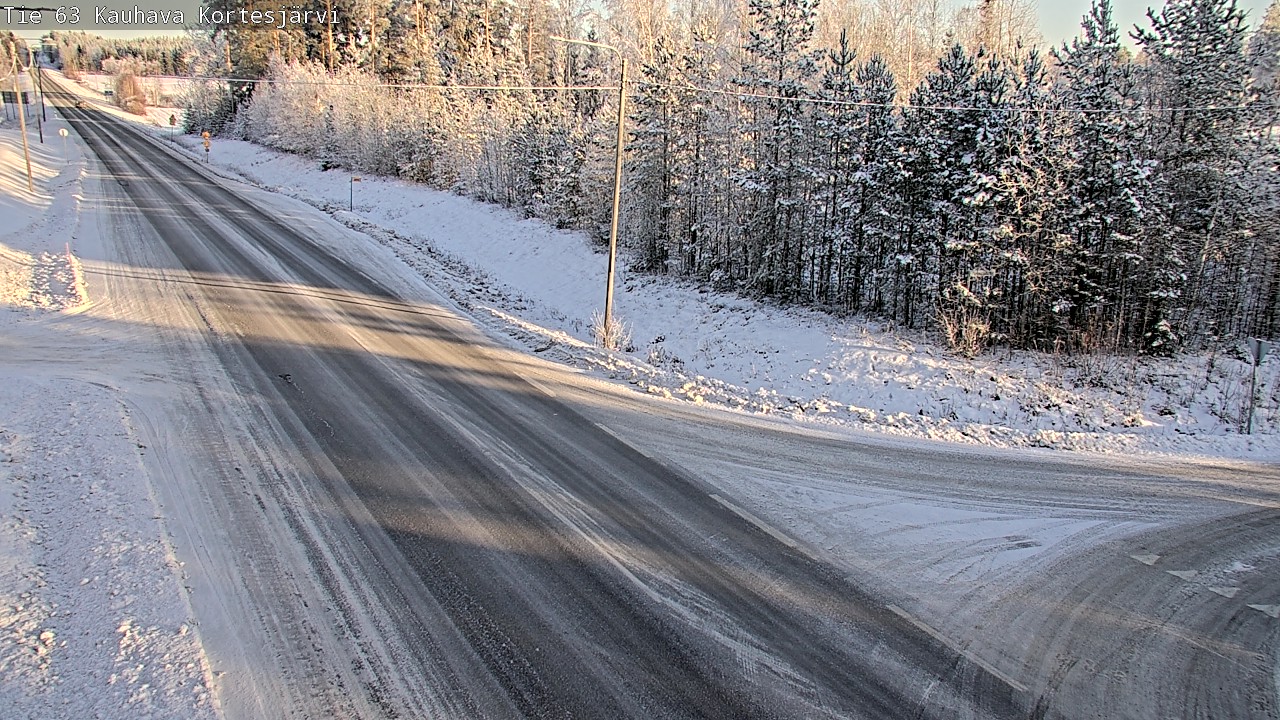 Weather Camera Image Väg 63 Kauhava Kortesjärvi, Kauhava, Etelä-Pohjanmaa