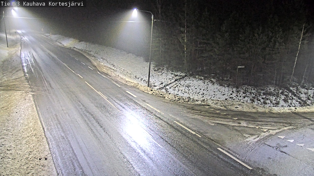 Weather Camera Image Road 63 Kauhava Kortesjärvi, Kauhava, Etelä-Pohjanmaa