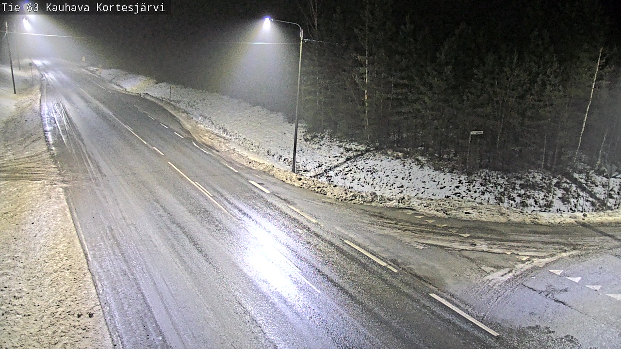Weather Camera Image Road 63 Kauhava Kortesjärvi, Kauhava, Etelä-Pohjanmaa