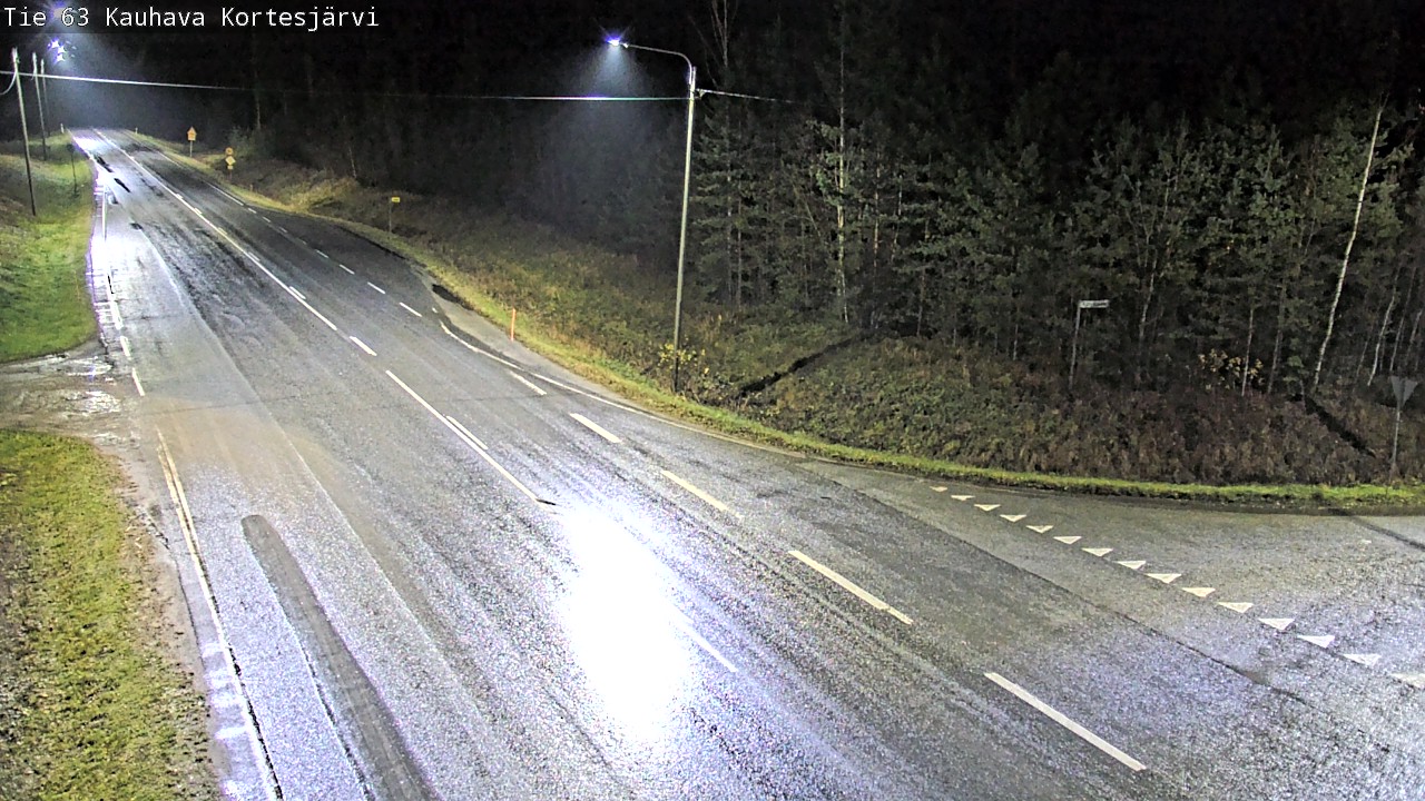 Weather Camera Image Road 63 Kauhava Kortesjärvi, Kauhava, Etelä-Pohjanmaa