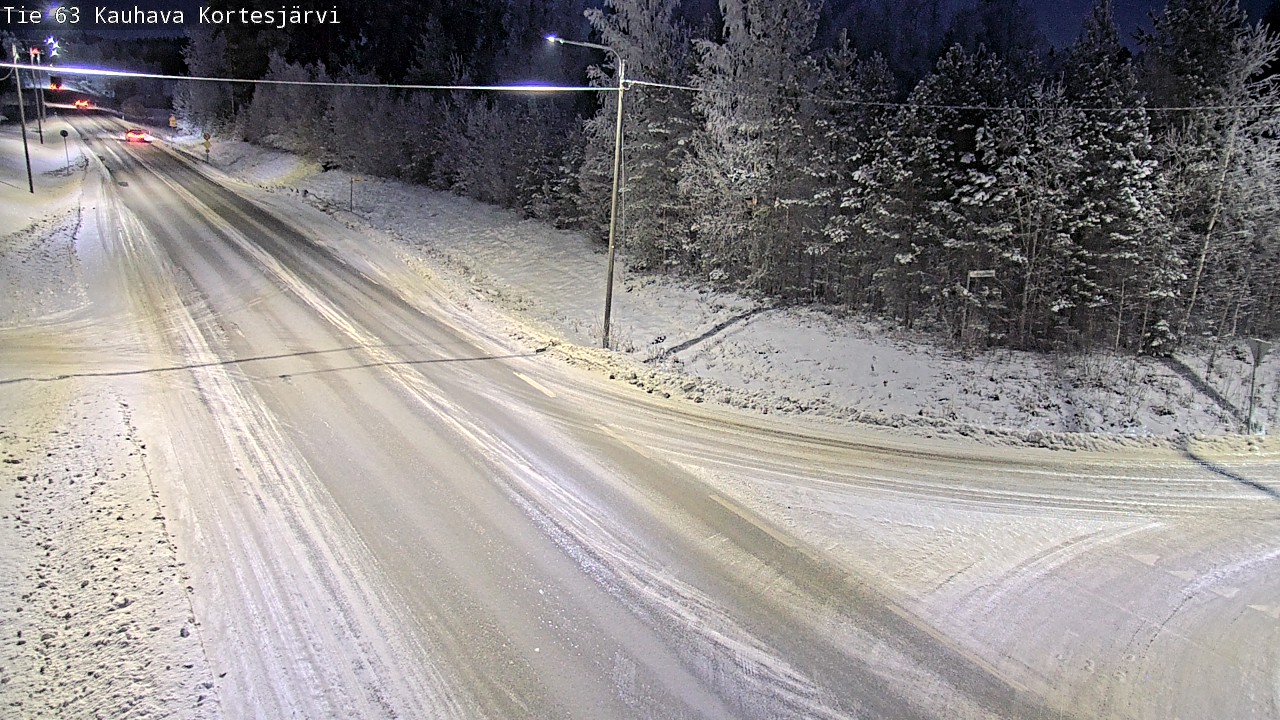Weather Camera Image Road 63 Kauhava Kortesjärvi, Kauhava, Etelä-Pohjanmaa