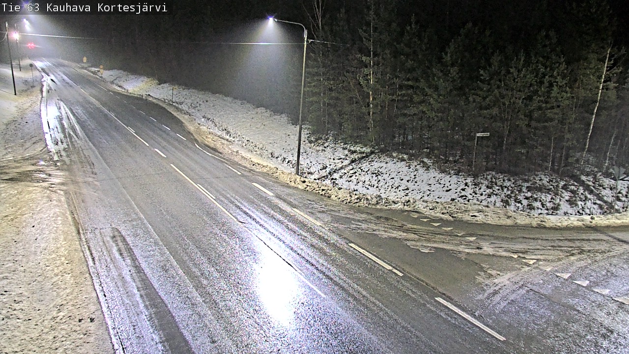 Weather Camera Image Road 63 Kauhava Kortesjärvi, Kauhava, Etelä-Pohjanmaa