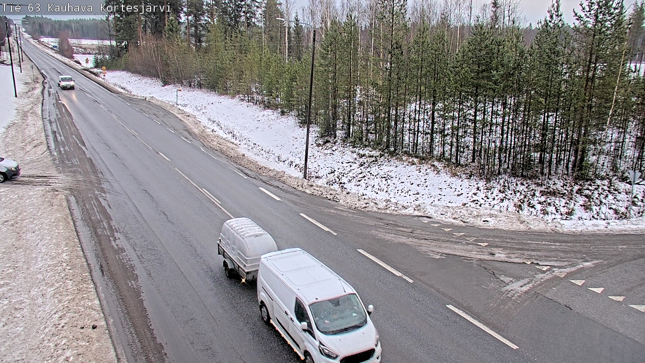 Weather Camera Image Road 63 Kauhava Kortesjärvi, Kauhava, Etelä-Pohjanmaa