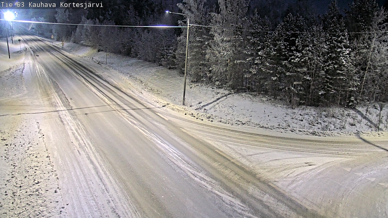 Weather Camera Image Road 63 Kauhava Kortesjärvi, Kauhava, Etelä-Pohjanmaa