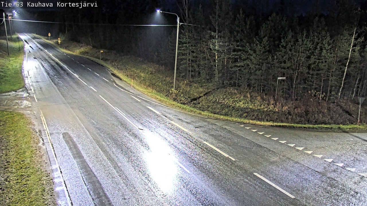 Weather Camera Image Road 63 Kauhava Kortesjärvi, Kauhava, Etelä-Pohjanmaa