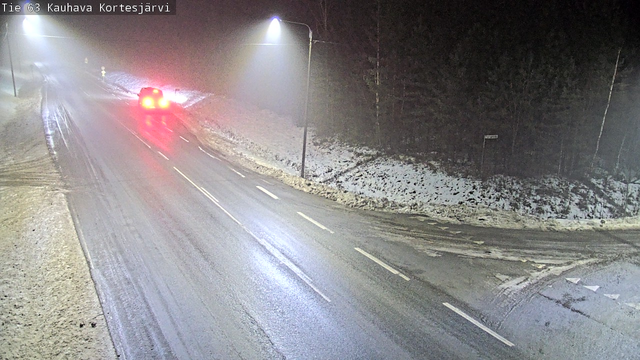 Weather Camera Image Road 63 Kauhava Kortesjärvi, Kauhava, Etelä-Pohjanmaa