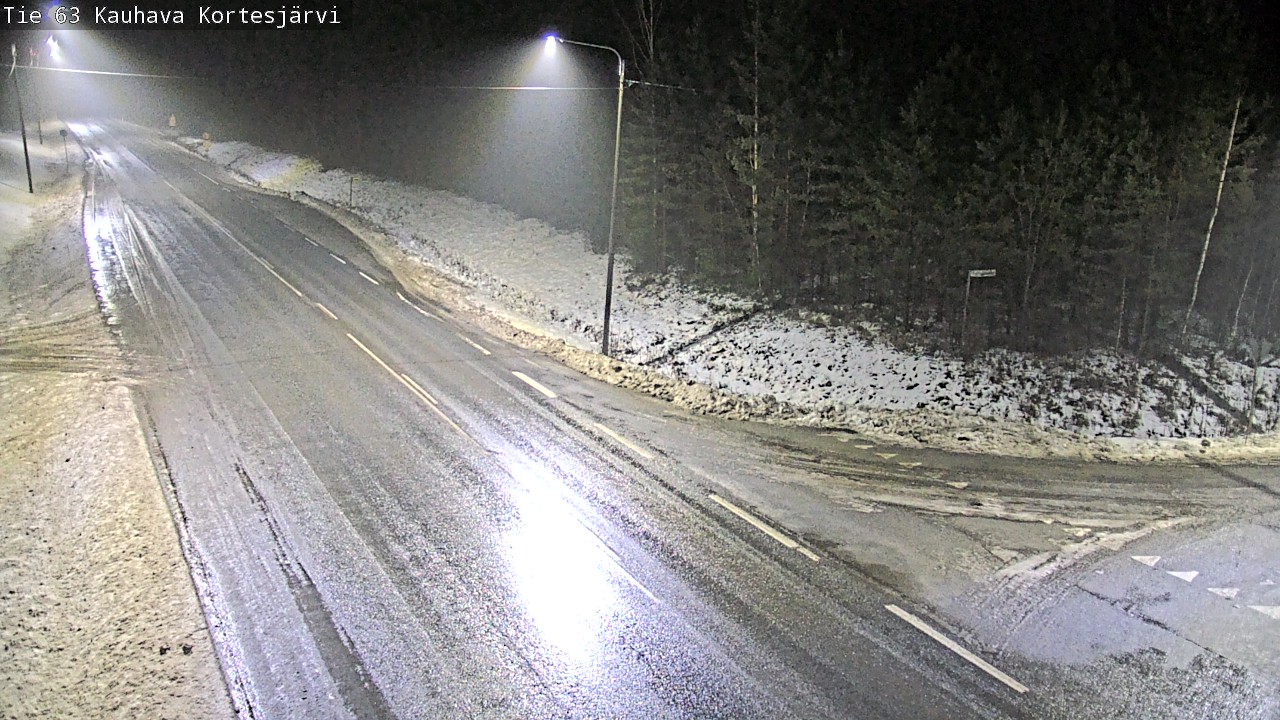 Weather Camera Image Road 63 Kauhava Kortesjärvi, Kauhava, Etelä-Pohjanmaa