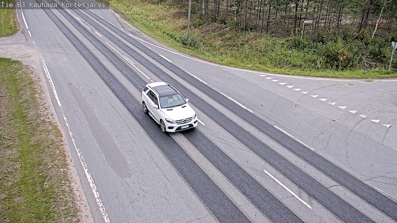 Weather Camera Image Road 63 Kauhava Kortesjärvi, Kauhava, Etelä-Pohjanmaa