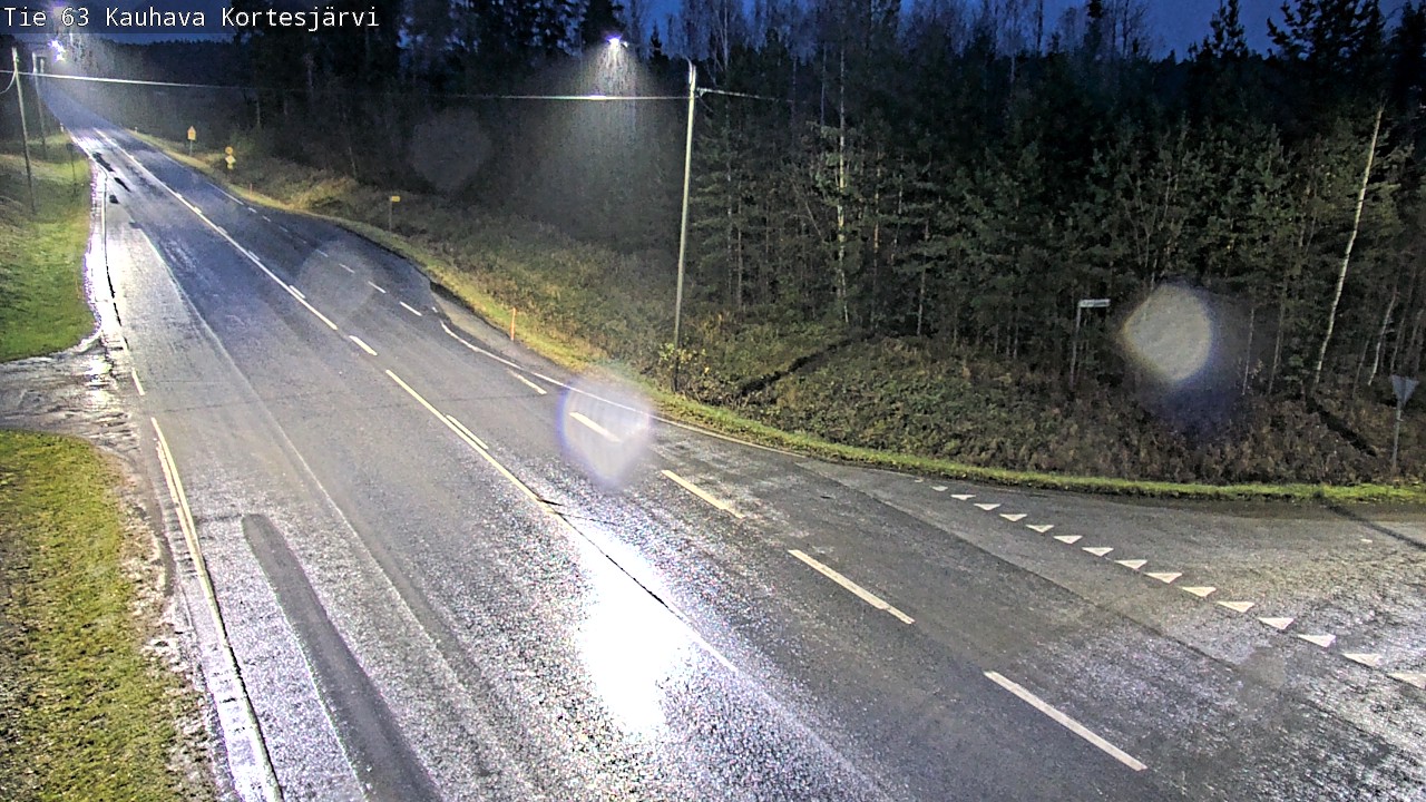 Weather Camera Image Road 63 Kauhava Kortesjärvi, Kauhava, Etelä-Pohjanmaa