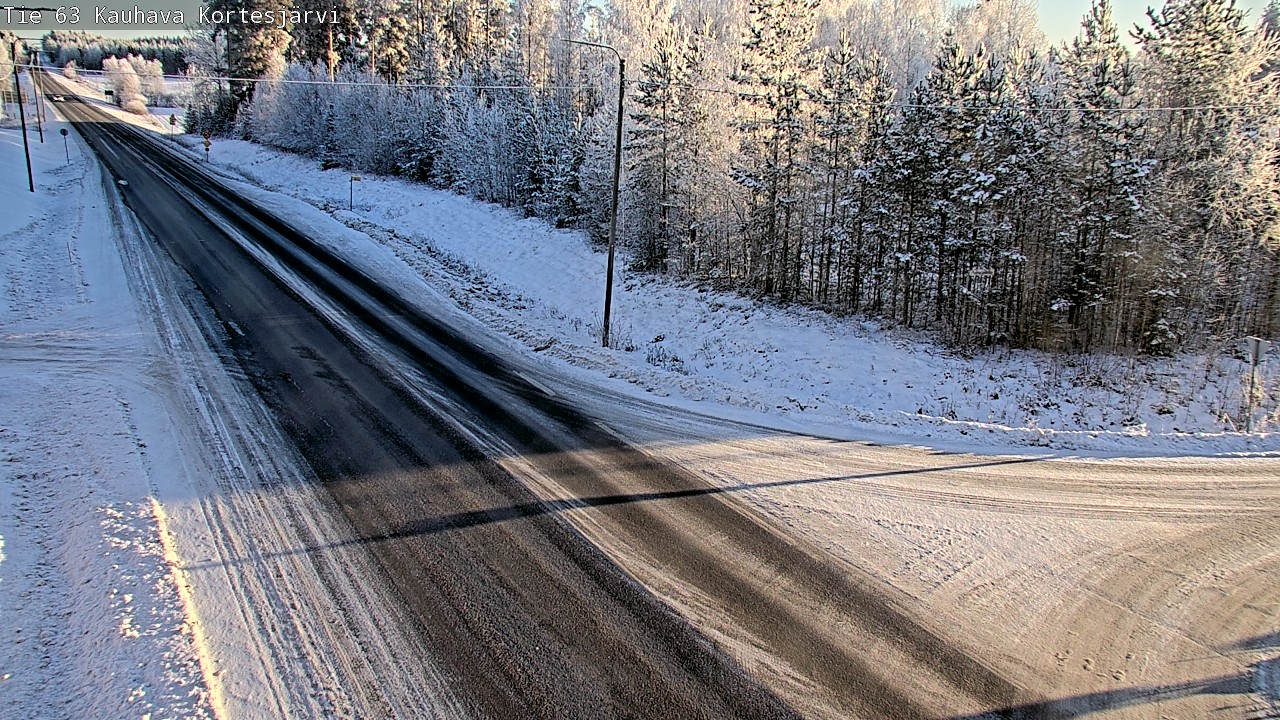 Weather Camera Image Road 63 Kauhava Kortesjärvi, Kauhava, Etelä-Pohjanmaa